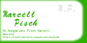marcell pisch business card